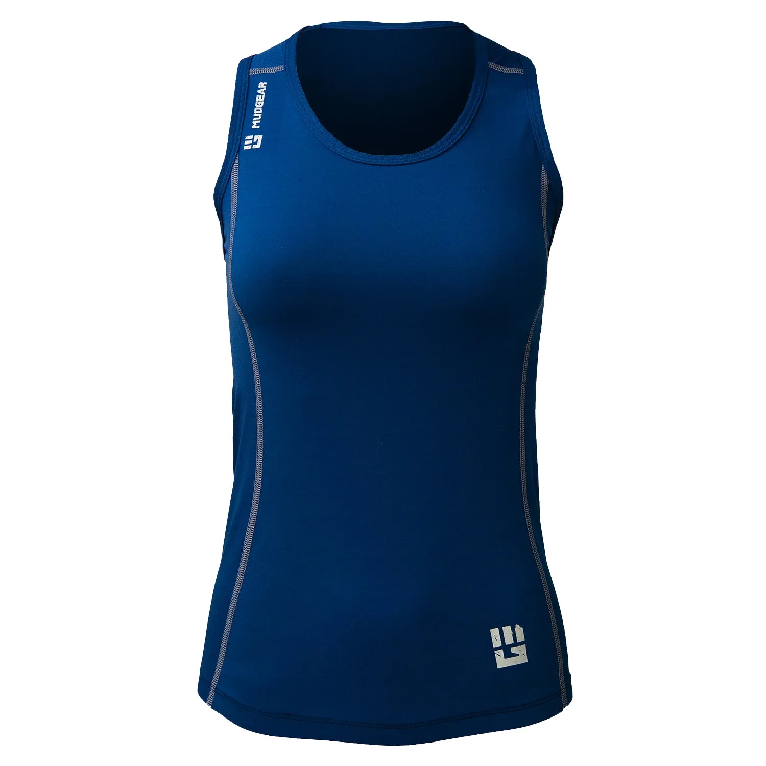 Women's Performance Racerback Tank (Navy)