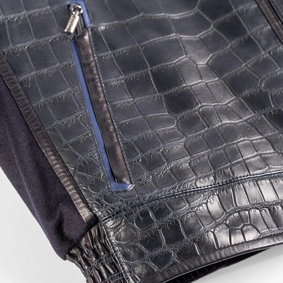 Zilli Braque Jacket - Luxurious Crocodile Leather